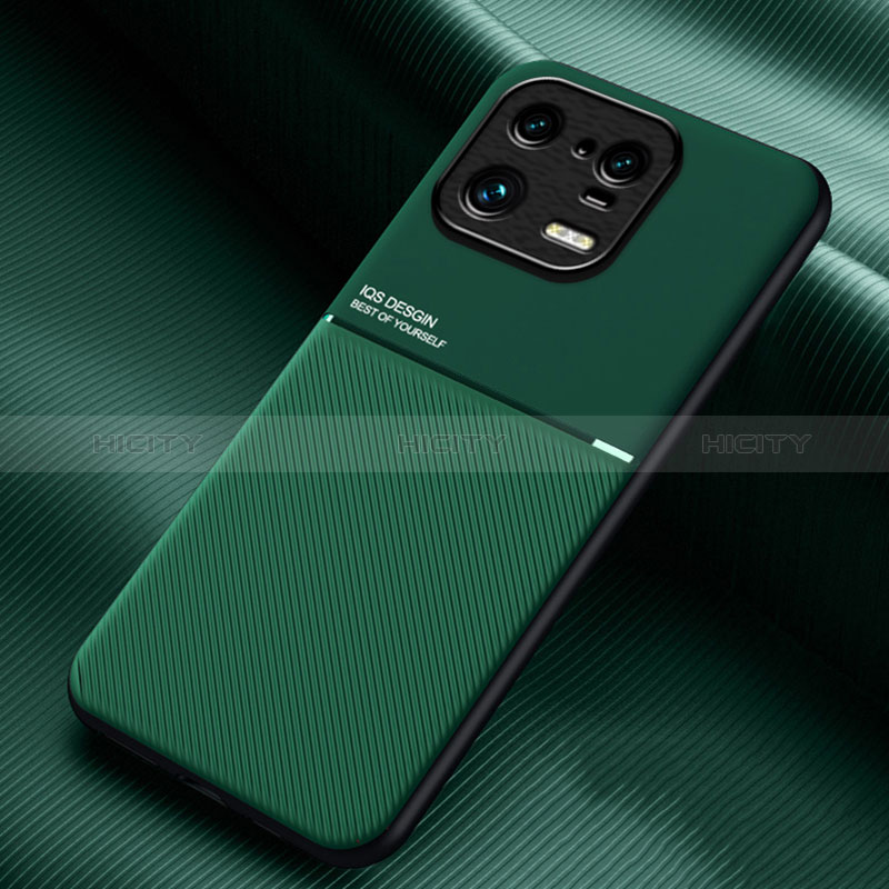 Funda Silicona Carcasa Ultrafina Goma con Magnetico para Xiaomi Mi 13 Pro 5G Verde