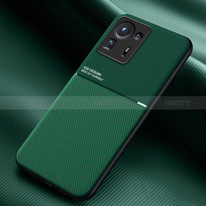 Funda Silicona Carcasa Ultrafina Goma con Magnetico para Xiaomi Mi Mix 4 5G Verde