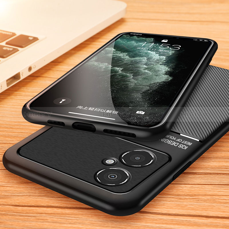 Funda Silicona Carcasa Ultrafina Goma con Magnetico para Xiaomi Poco M4 5G