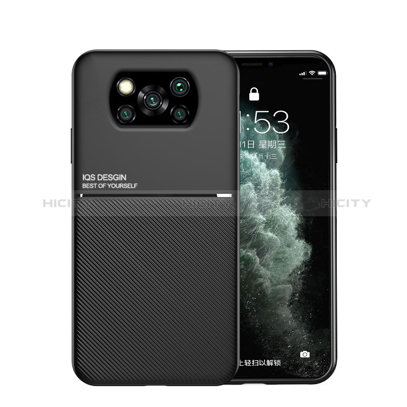 Funda Silicona Carcasa Ultrafina Goma con Magnetico para Xiaomi Poco X3 Pro