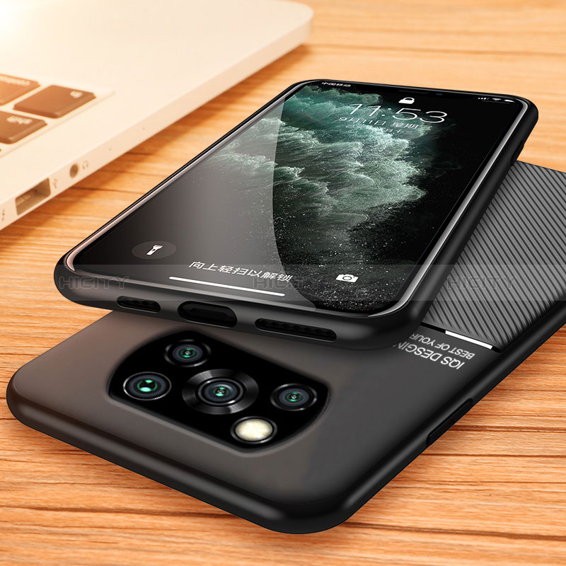 Funda Silicona Carcasa Ultrafina Goma con Magnetico para Xiaomi Poco X3 Pro
