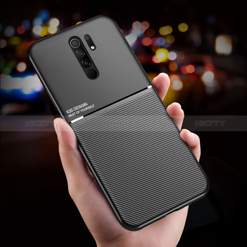 Funda Silicona Carcasa Ultrafina Goma con Magnetico para Xiaomi Redmi 9