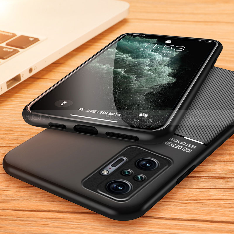 Funda Silicona Carcasa Ultrafina Goma con Magnetico para Xiaomi Redmi Note 10 Pro 4G