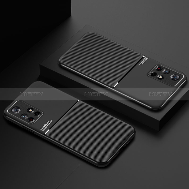 Funda Silicona Carcasa Ultrafina Goma con Magnetico para Xiaomi Redmi Note 11 5G