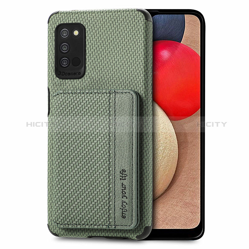 Funda Silicona Carcasa Ultrafina Goma con Magnetico S01D para Samsung Galaxy A02s