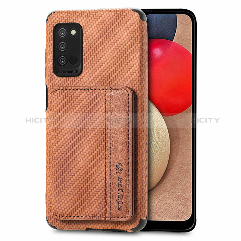 Funda Silicona Carcasa Ultrafina Goma con Magnetico S01D para Samsung Galaxy A02s