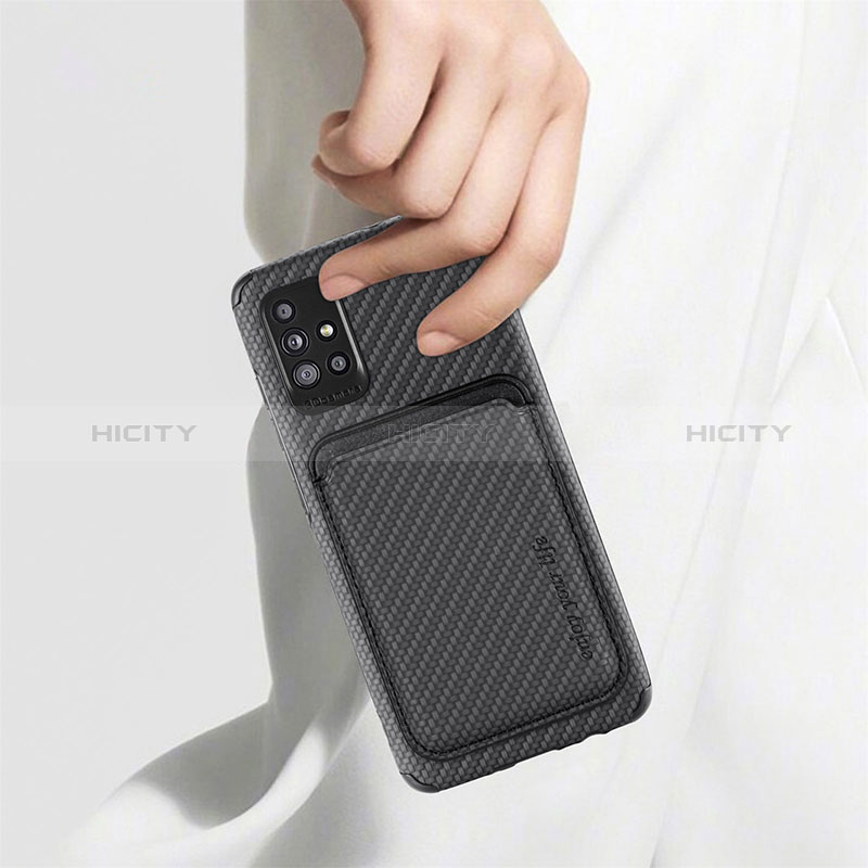 Funda Silicona Carcasa Ultrafina Goma con Magnetico S01D para Samsung Galaxy A51 4G