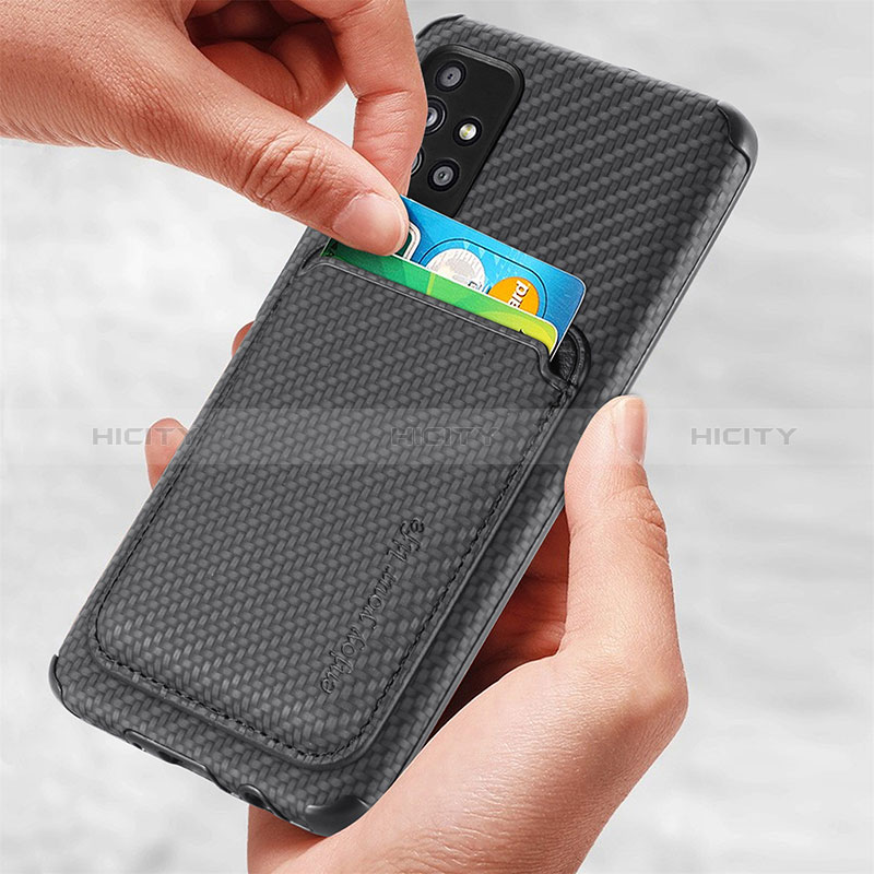 Funda Silicona Carcasa Ultrafina Goma con Magnetico S01D para Samsung Galaxy A51 4G