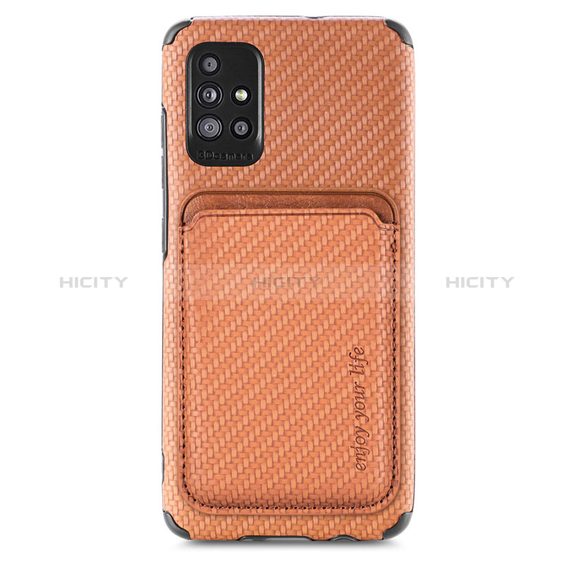 Funda Silicona Carcasa Ultrafina Goma con Magnetico S01D para Samsung Galaxy A51 5G