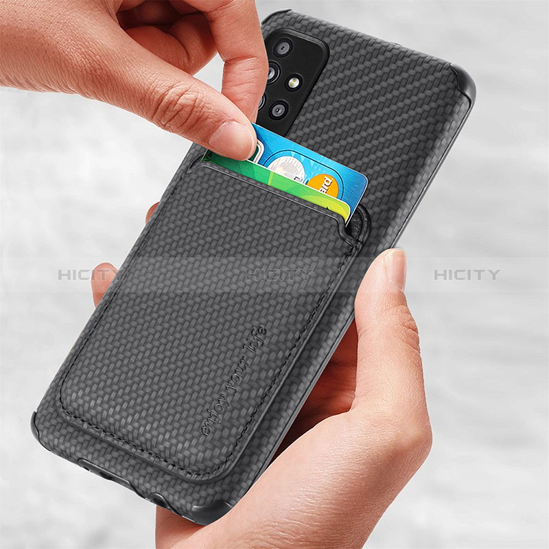 Funda Silicona Carcasa Ultrafina Goma con Magnetico S01D para Samsung Galaxy A51 5G