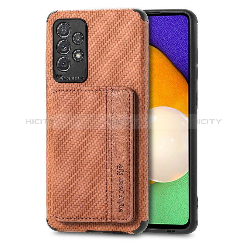 Funda Silicona Carcasa Ultrafina Goma con Magnetico S01D para Samsung Galaxy A52s 5G