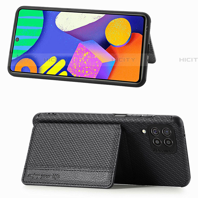 Funda Silicona Carcasa Ultrafina Goma con Magnetico S01D para Samsung Galaxy F62 5G