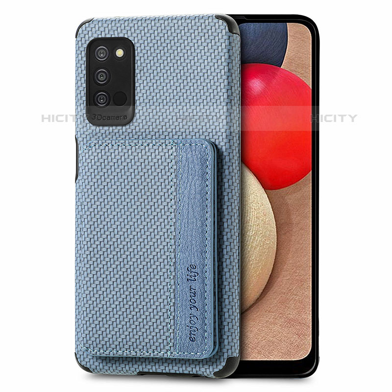 Funda Silicona Carcasa Ultrafina Goma con Magnetico S01D para Samsung Galaxy M02s