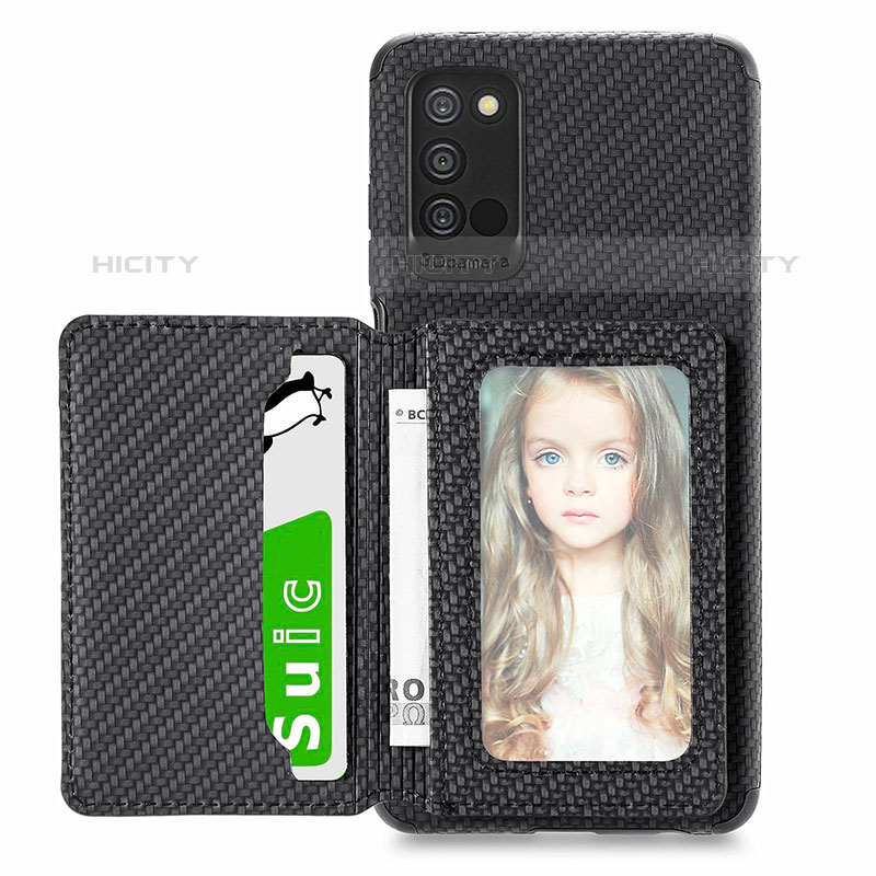 Funda Silicona Carcasa Ultrafina Goma con Magnetico S01D para Samsung Galaxy M02s