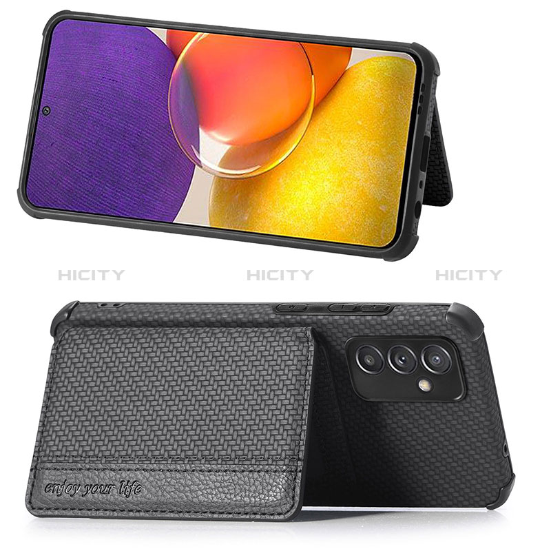 Funda Silicona Carcasa Ultrafina Goma con Magnetico S01D para Samsung Galaxy Quantum2 5G