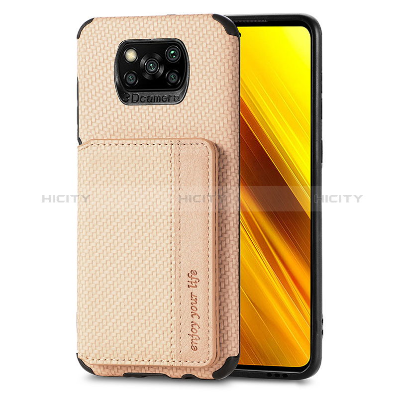 Funda Silicona Carcasa Ultrafina Goma con Magnetico S01D para Xiaomi Poco X3 NFC