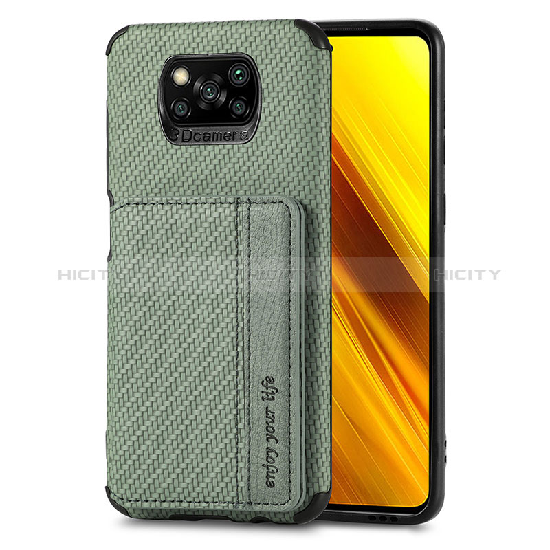 Funda Silicona Carcasa Ultrafina Goma con Magnetico S01D para Xiaomi Poco X3 NFC