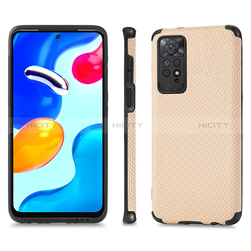 Funda Silicona Carcasa Ultrafina Goma con Magnetico S01D para Xiaomi Redmi Note 11 4G (2022)