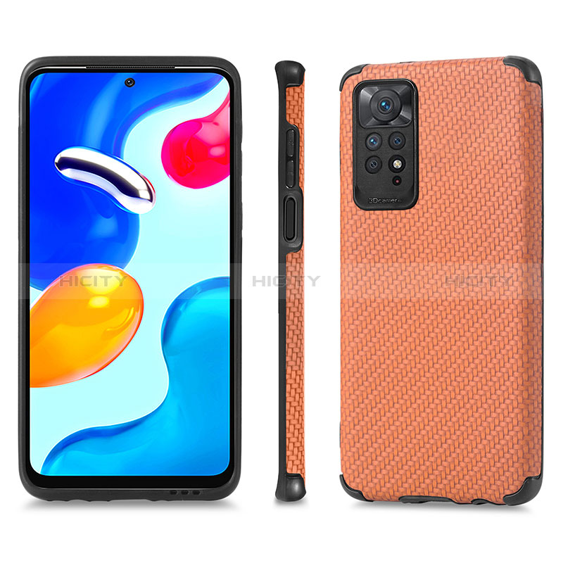 Funda Silicona Carcasa Ultrafina Goma con Magnetico S01D para Xiaomi Redmi Note 11 4G (2022)