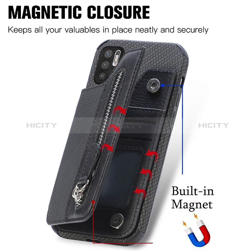 Funda Silicona Carcasa Ultrafina Goma con Magnetico S01D para Xiaomi Redmi Note 11 SE 5G