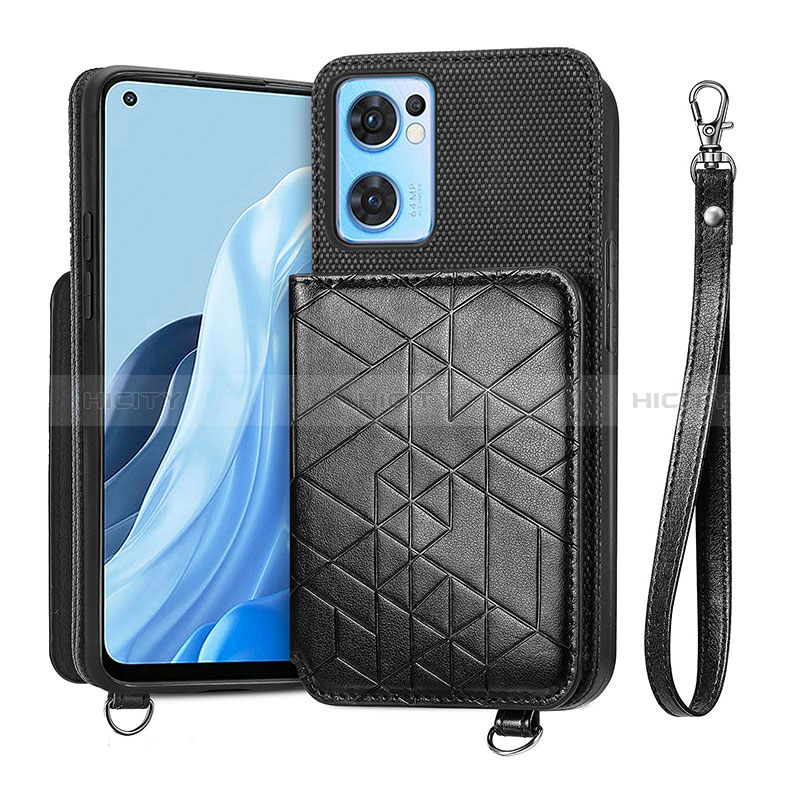 Funda Silicona Carcasa Ultrafina Goma con Magnetico S02D para Oppo Find X5 Lite 5G