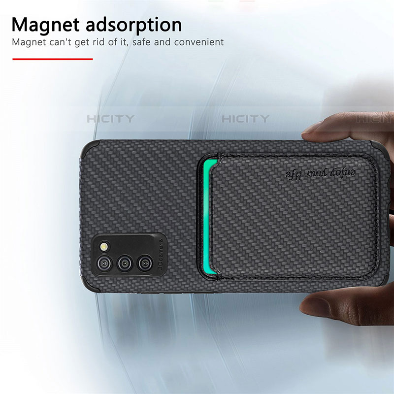Funda Silicona Carcasa Ultrafina Goma con Magnetico S02D para Samsung Galaxy A03s