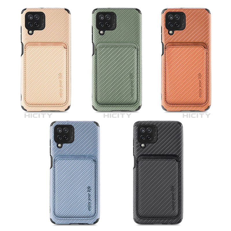 Funda Silicona Carcasa Ultrafina Goma con Magnetico S02D para Samsung Galaxy A12 Nacho