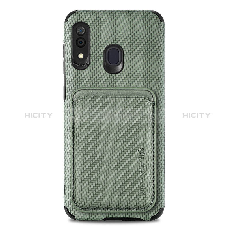 Funda Silicona Carcasa Ultrafina Goma con Magnetico S02D para Samsung Galaxy A20