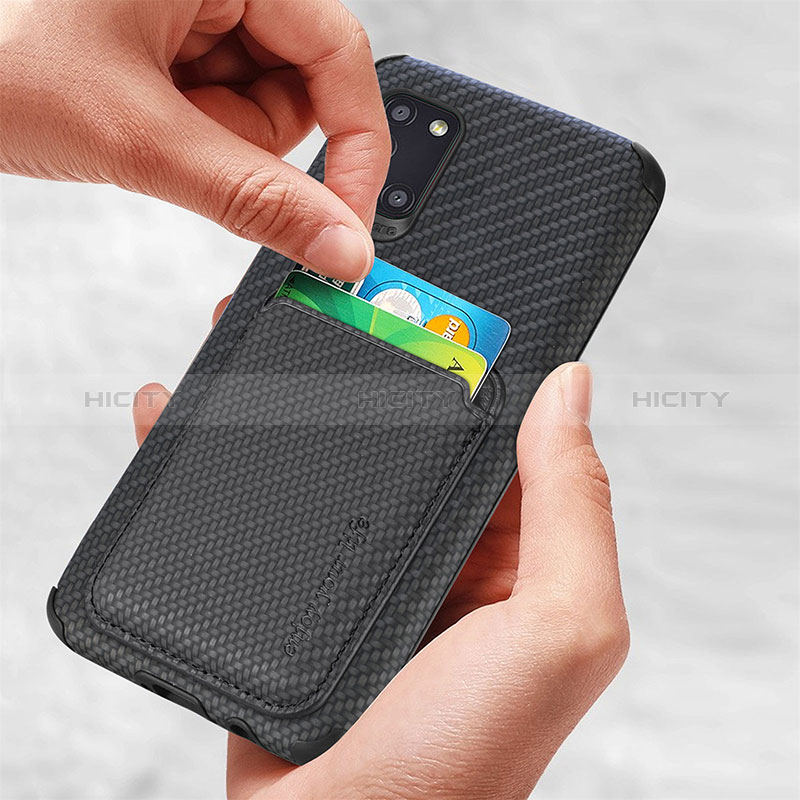 Funda Silicona Carcasa Ultrafina Goma con Magnetico S02D para Samsung Galaxy A31