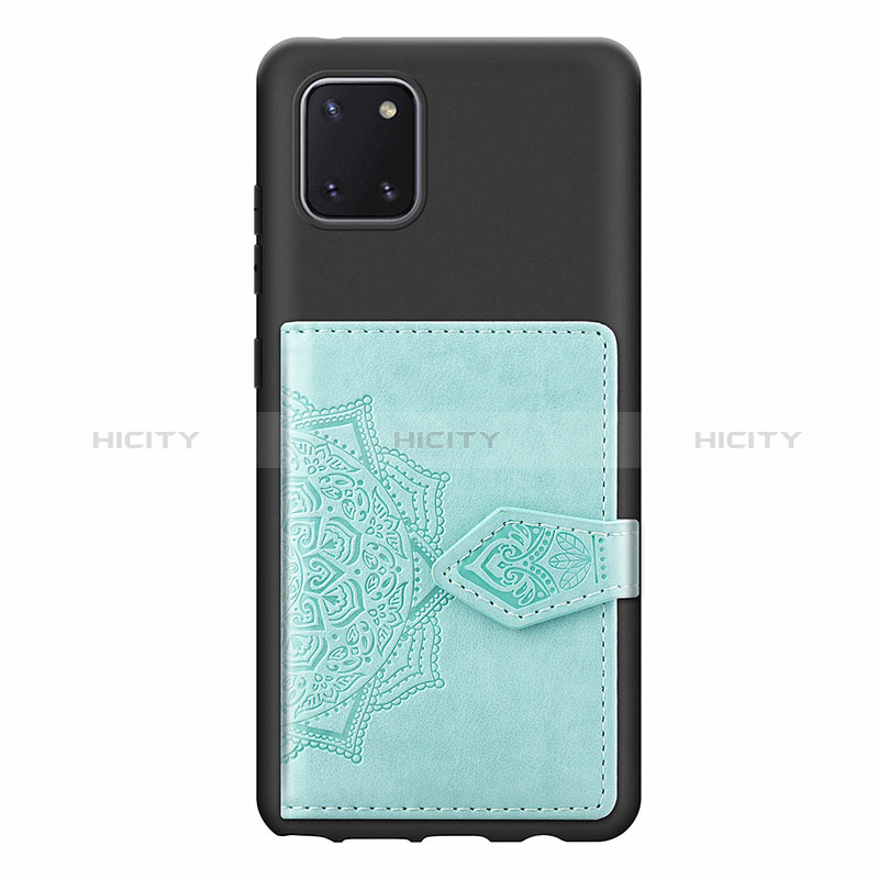 Funda Silicona Carcasa Ultrafina Goma con Magnetico S02D para Samsung Galaxy A81