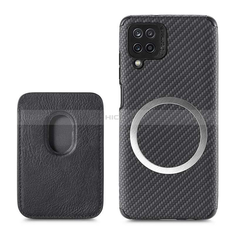 Funda Silicona Carcasa Ultrafina Goma con Magnetico S02D para Samsung Galaxy M12