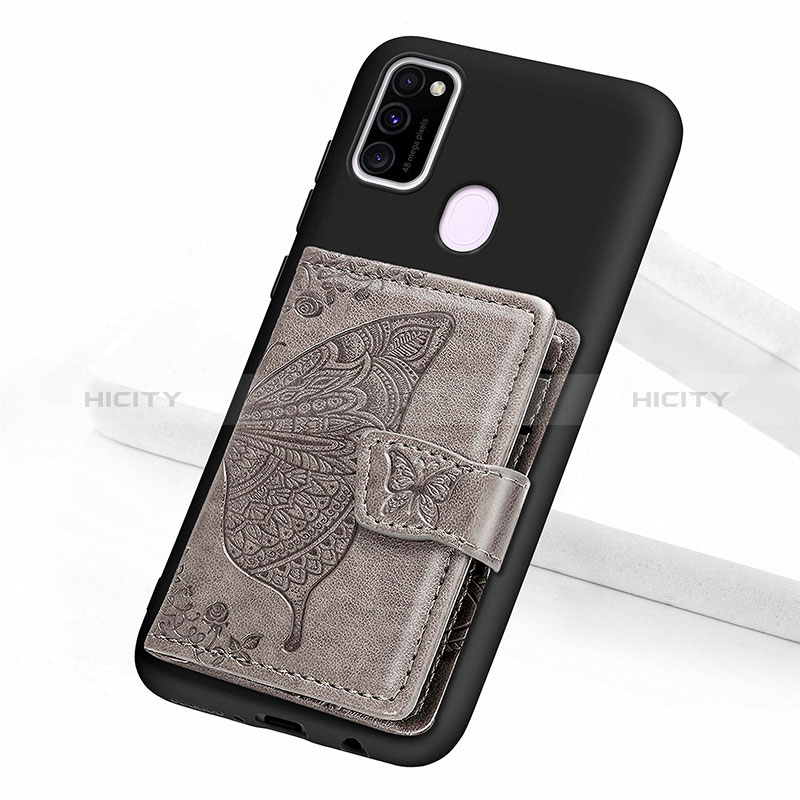 Funda Silicona Carcasa Ultrafina Goma con Magnetico S02D para Samsung Galaxy M30s