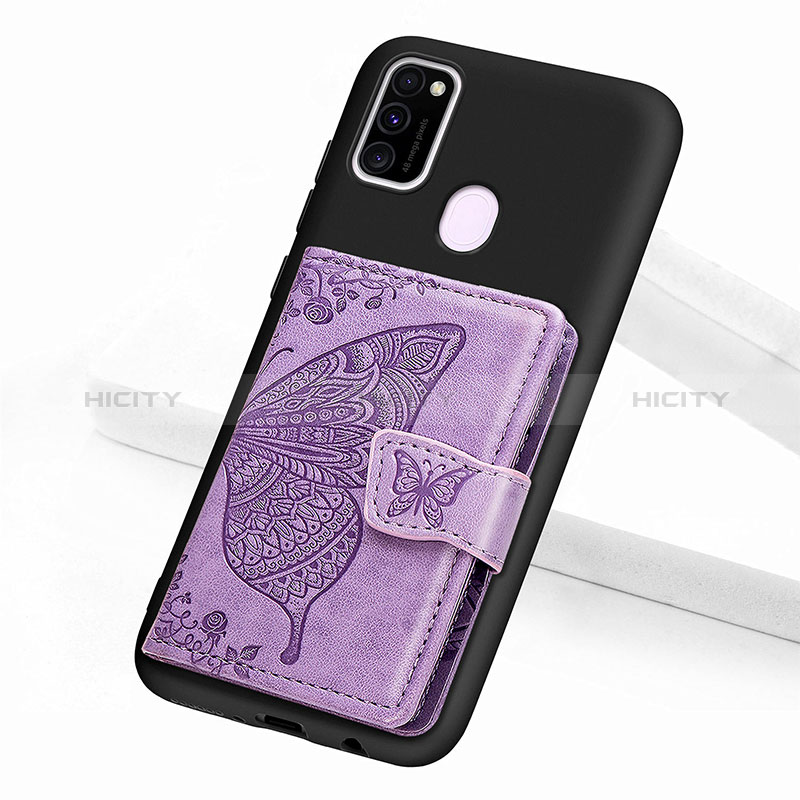 Funda Silicona Carcasa Ultrafina Goma con Magnetico S02D para Samsung Galaxy M30s