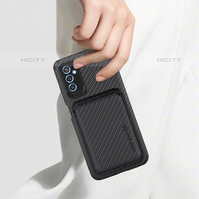 Funda Silicona Carcasa Ultrafina Goma con Magnetico S02D para Samsung Galaxy M52 5G