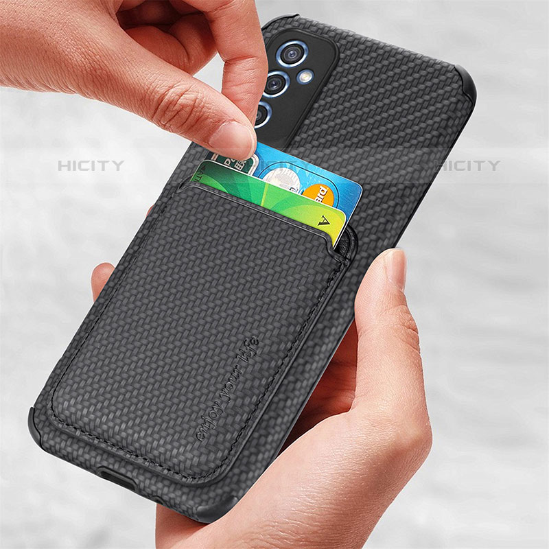 Funda Silicona Carcasa Ultrafina Goma con Magnetico S02D para Samsung Galaxy M52 5G