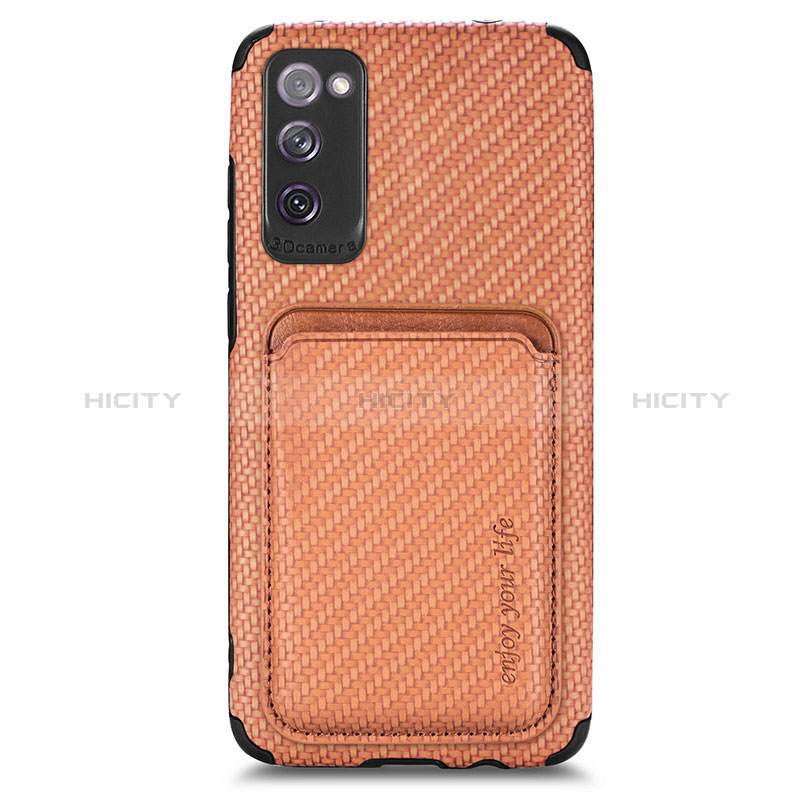 Funda Silicona Carcasa Ultrafina Goma con Magnetico S02D para Samsung Galaxy S20 FE 5G