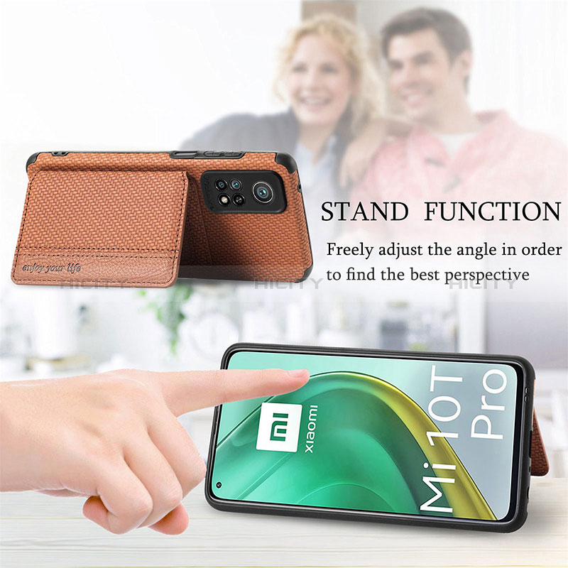 Funda Silicona Carcasa Ultrafina Goma con Magnetico S02D para Xiaomi Mi 10T 5G