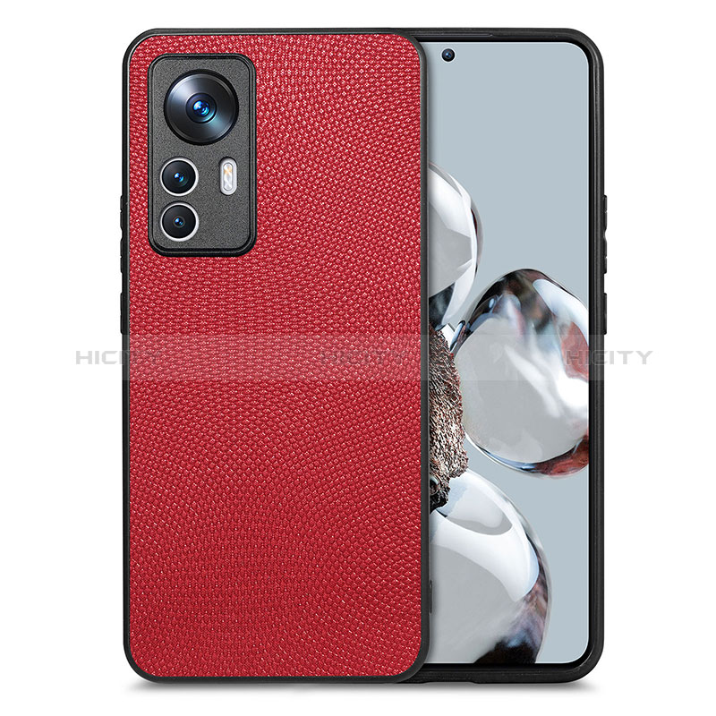 Funda Silicona Carcasa Ultrafina Goma con Magnetico S02D para Xiaomi Mi 12T 5G Rojo