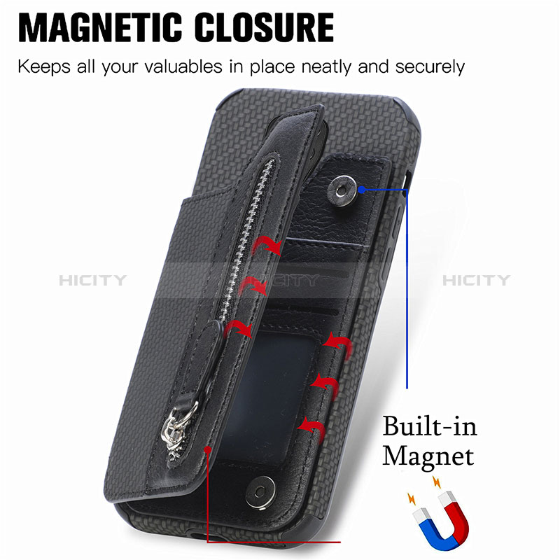 Funda Silicona Carcasa Ultrafina Goma con Magnetico S02D para Xiaomi Redmi Note 9 Pro