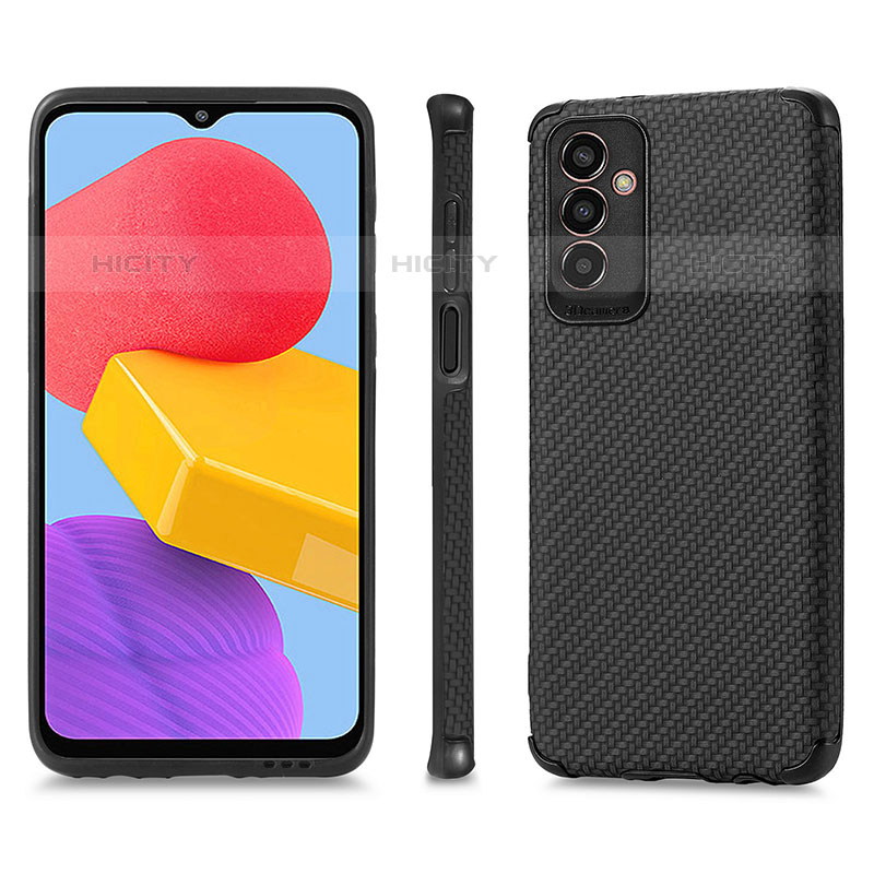 Funda Silicona Carcasa Ultrafina Goma con Magnetico S03D para Samsung Galaxy M13 5G Negro