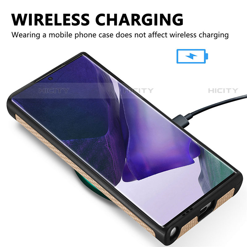 Funda Silicona Carcasa Ultrafina Goma con Magnetico S03D para Samsung Galaxy S21 Ultra 5G