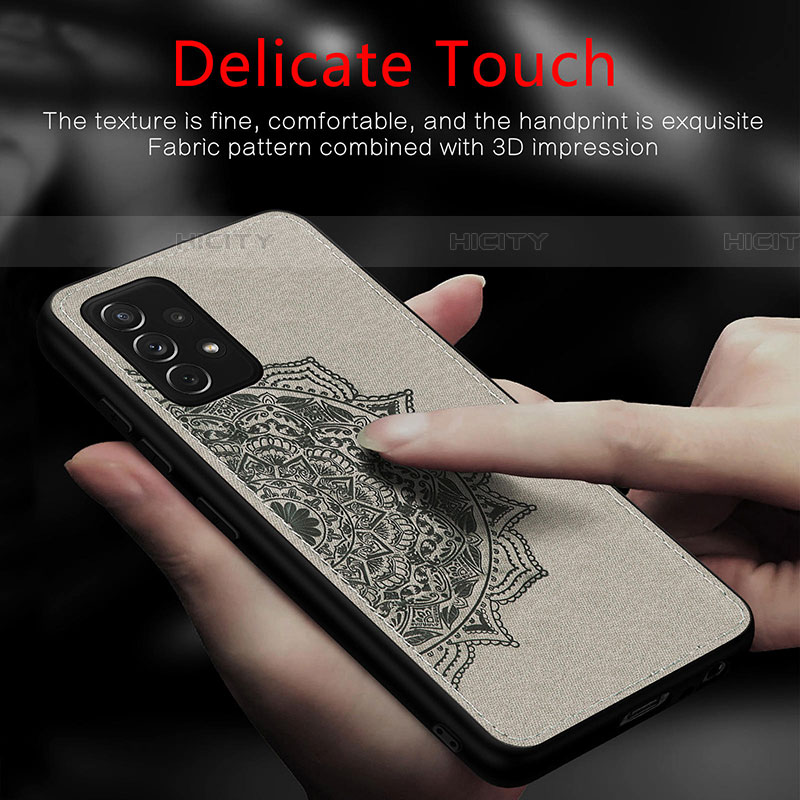 Funda Silicona Carcasa Ultrafina Goma con Magnetico S04D para Samsung Galaxy A72 5G
