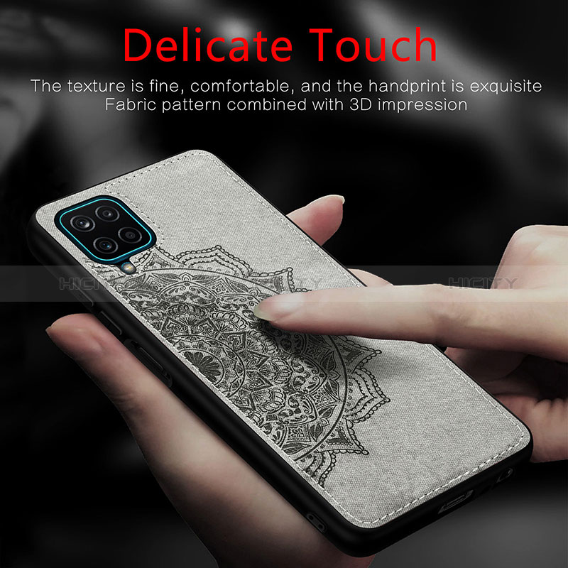 Funda Silicona Carcasa Ultrafina Goma con Magnetico S04D para Samsung Galaxy M12