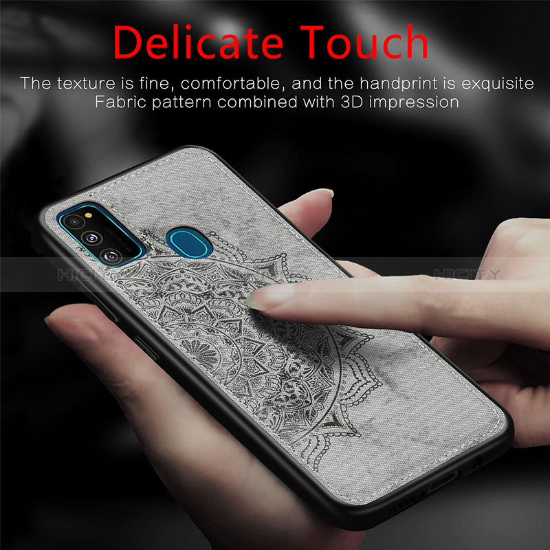 Funda Silicona Carcasa Ultrafina Goma con Magnetico S04D para Samsung Galaxy M21