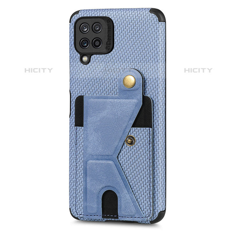 Funda Silicona Carcasa Ultrafina Goma con Magnetico S04D para Samsung Galaxy M32 4G