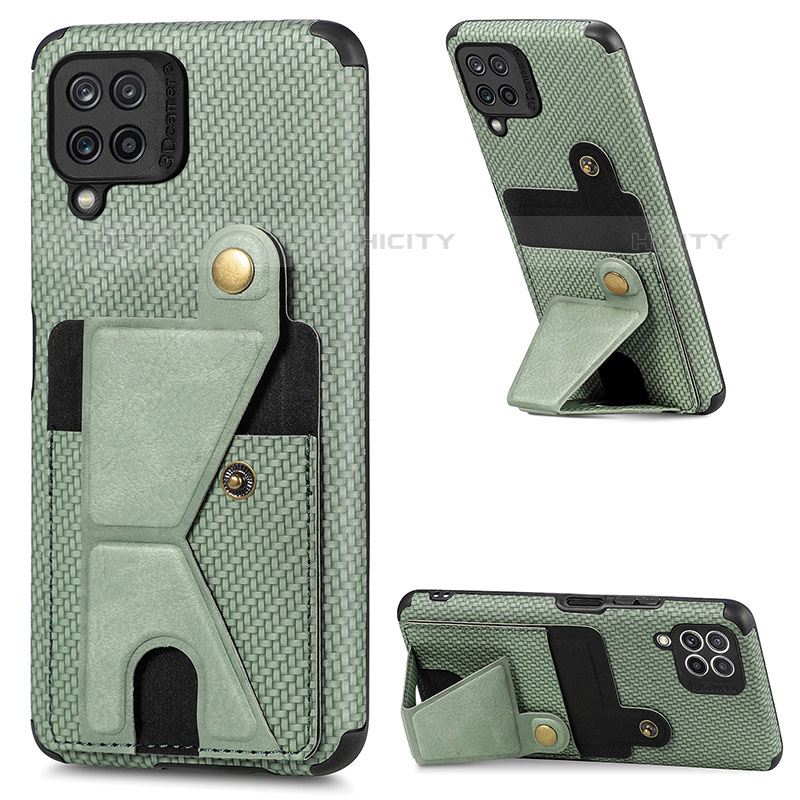 Funda Silicona Carcasa Ultrafina Goma con Magnetico S04D para Samsung Galaxy M32 4G