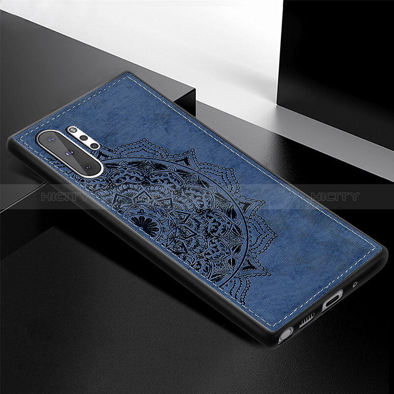 Funda Silicona Carcasa Ultrafina Goma con Magnetico S04D para Samsung Galaxy Note 10 Plus 5G