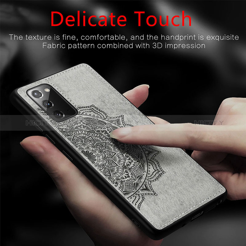 Funda Silicona Carcasa Ultrafina Goma con Magnetico S04D para Samsung Galaxy Note 20 5G