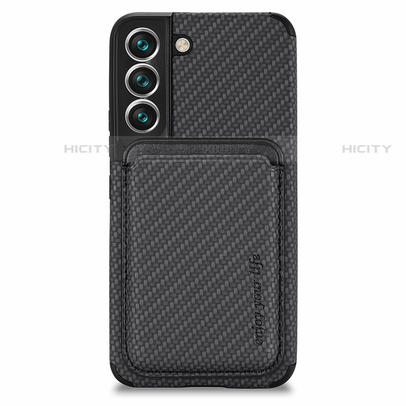 Funda Silicona Carcasa Ultrafina Goma con Magnetico S04D para Samsung Galaxy S21 Plus 5G