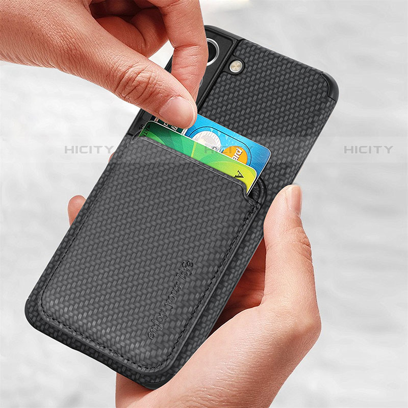 Funda Silicona Carcasa Ultrafina Goma con Magnetico S04D para Samsung Galaxy S22 Plus 5G